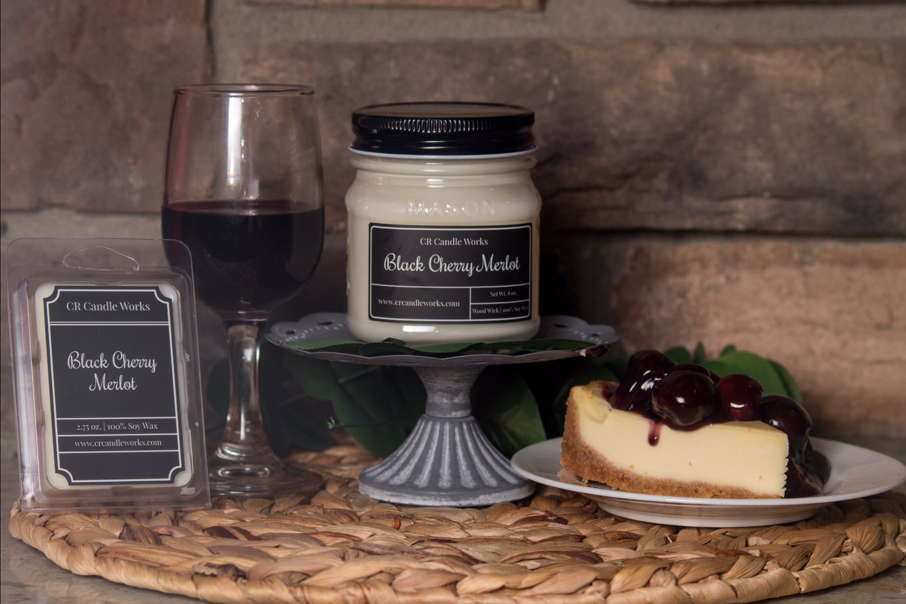  Scented Candle Black Cherry Merlot,150G Perfume Floral